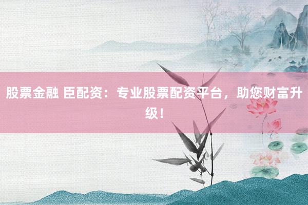 股票金融 臣配资:专业股票配资平台,助您财富升级!