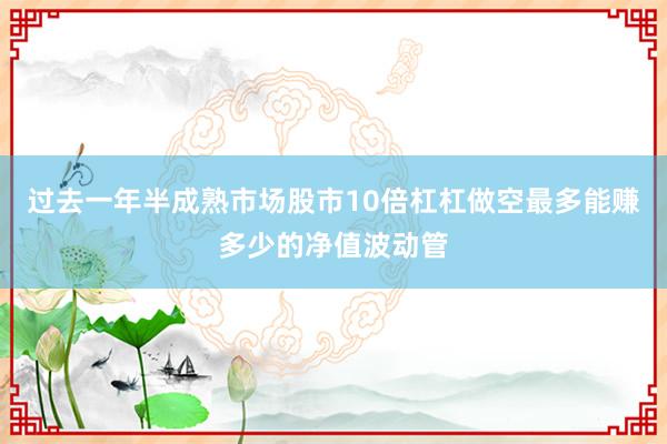 过去一年半成熟市场股市10倍杠杠做空最多能赚多少的净值波动管